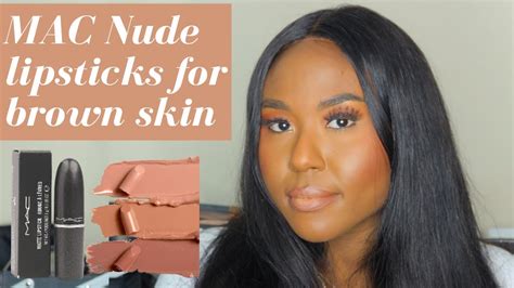 Mac Nude Lipsticks For Brown And Dark Skin Collection Combo And Lip