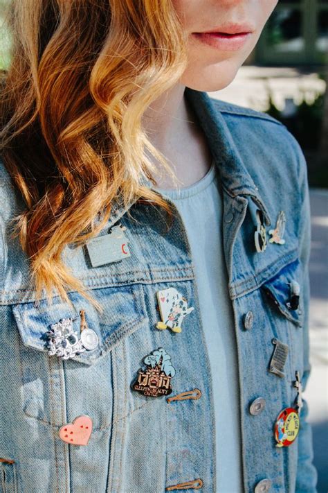 Tips For Styling Your Disney Pins Fashion Disney Style Pins On Denim Jacket Jean Jacket
