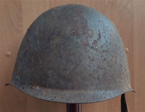 Helmet Steel Ssh 39 Wwii Original Russian Military Soviet Army Rkka Ww2