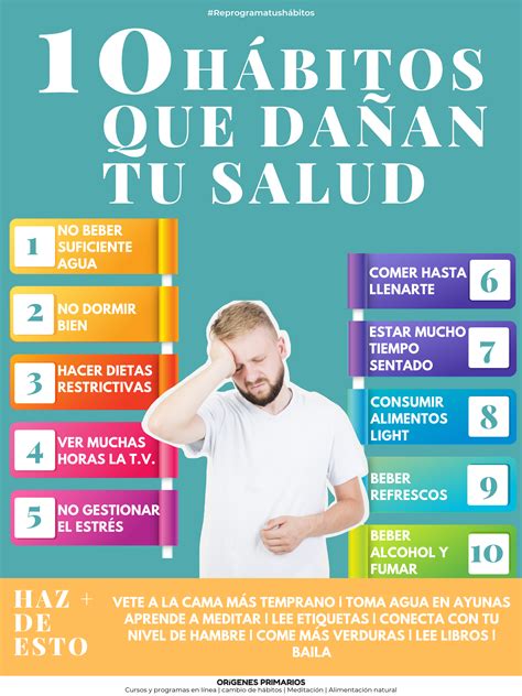 Habitos Salud Maloshabitos Bienestar Healthy Tips Healthy Habits