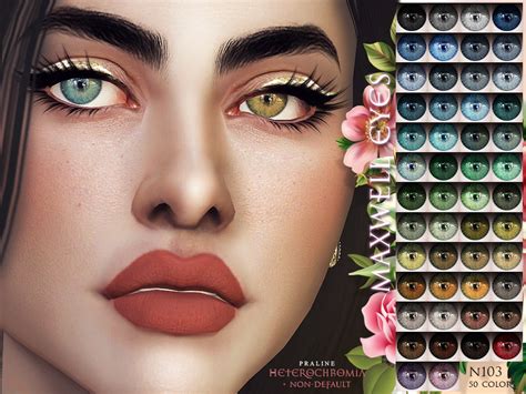 The Sims Resource Maxwell Eyes N103 Heterochromia Non Default