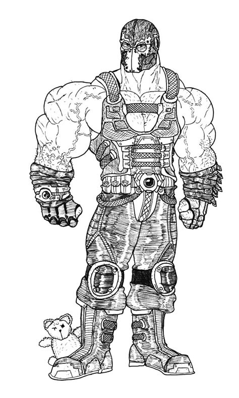 The Dark Knight Rises Bane Batman Coloring Pages Best Place To Color