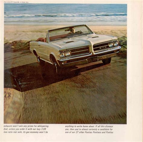 Here It Is The Highlight Of The Ads Pontiacs Gto Was The Big Story