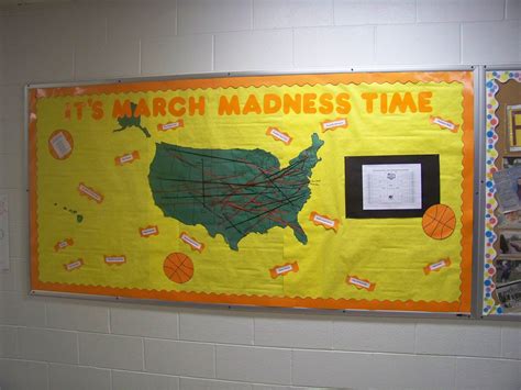 March Madness Bulletin Board At Sms March Madness Bulletin Board
