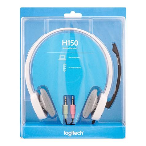 Buy Logitech Stereo Headset White H150 981 000453 Online At Best