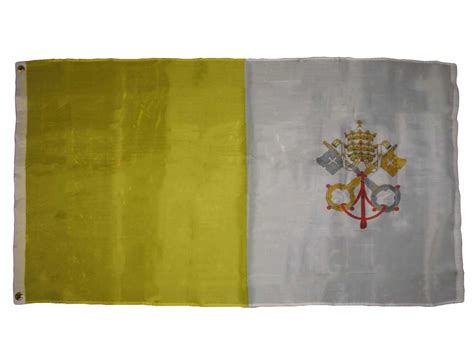 3x5 Vatican City Flag Holy See Papal State Pope Rome Italy Roman