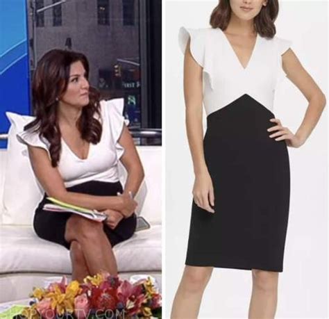 Rachel Campos Duffy Black And White Dress Fox And Friends Fashion Clothes Style Outfits