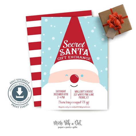 Paper And Party Supplies Invitations And Announcements Modern Christmas