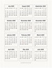 2023-2024 School-Year One-Page Calendar - Enchanted Learning