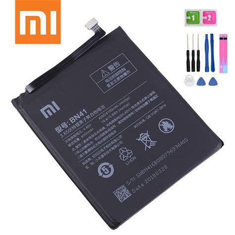 How long does the battery last on xiaomi redmi note 4 global · 3gb · 32gb? Xiaomi Phone Battery BN41 4000mAh High Capacity for Xiaomi ...