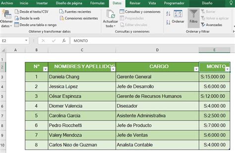 ¿cómo Crear Insertar Y Administrar Una Tabla En Excel Excel Paso A