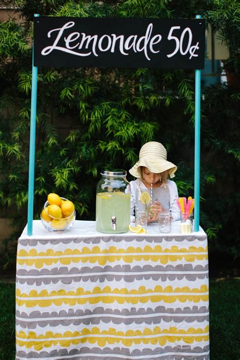 Diy Collapsible Cardboard Lemonade Stand Pretty Prudent