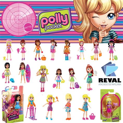 Polly Pocket Sortimento Básico é Pedida Certa Sempre Peça Pelo Código Reval 35075 Ref Mattel