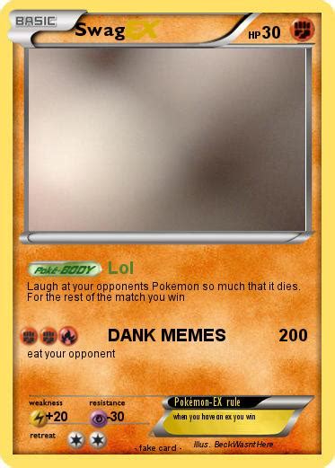 Pokémon Swag 927 927 Lol My Pokemon Card