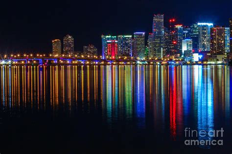 Skyline of downtown boston view from east boston. Miami Skyline Iv High Resolution Photograph by Rene Triay ...