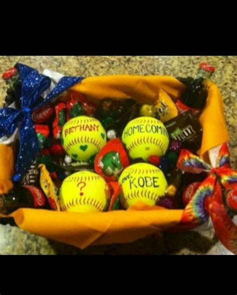For A Softball Girl I Think Yes Homecoming Proposal Cute