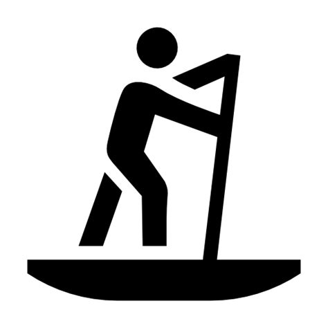 Standup Paddleboarding Canoe Sport Boarding Vector Png Download 512