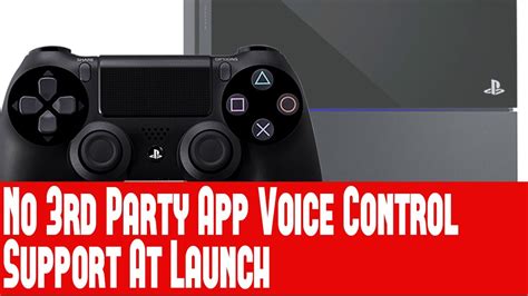 Ps4 News Playstation 4 Has No 3rd Party App Voice Command Support