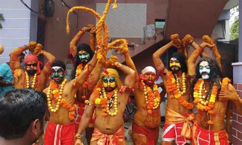 Potharaju The Cynosure Of All Eyes During Bonalu