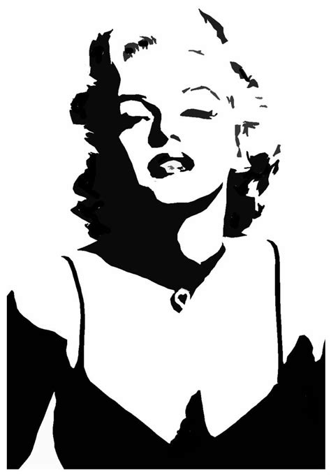 Image Result For Marilyn Monroe Black And White Clip Art Marilyn Monroe