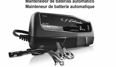 Schumacher SC1343 1.5A 6V/12V Fully Automatic Battery Maintainer Owner