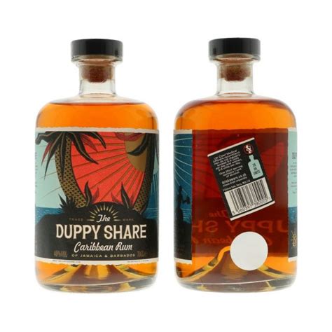 Duppy Share Carribean Aged Rum 07l 40 Vol The Duppy Share Rhum