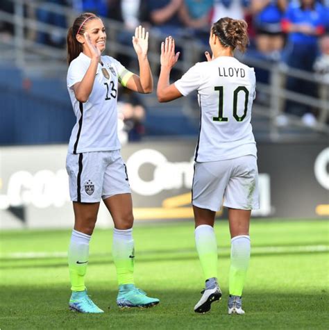 Alex Morgan And Carli Lloyd Instagram Usa Soccer Women Uswnt Soccer Womens Soccer Team