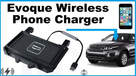 Range Rover Evoque Wireless Phone Charger Charging Tray Install