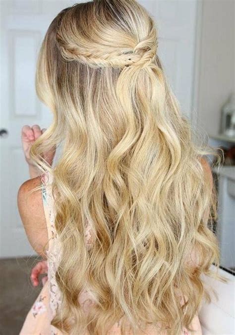 For even more interest and texture, alternate medium iron with a small barrel iron. 20 Best of Long Hairstyle For Prom