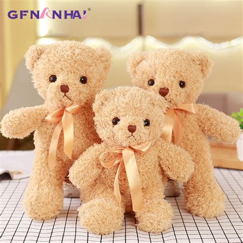 1pc 30cm Kawaii Teddy Bear Plush Toy Cute Stuffed Soft Animal Bear