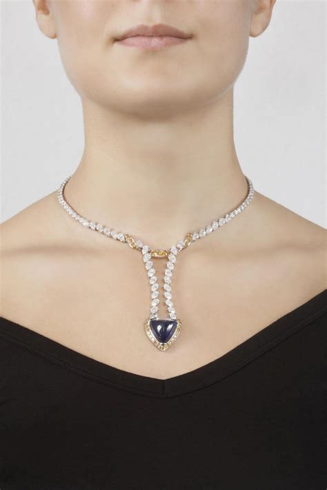 Sapphire And Diamond Necklace Fine Jewels Jewellery Sothebys