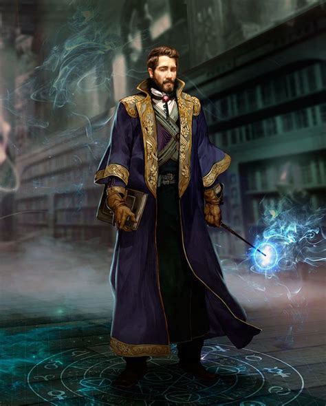 Fantasy Wizard Concept Art Characters Character Portraits
