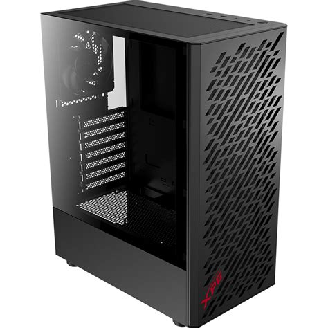 Xpg Valor Air Mid Tower Desktop Case Black Valorairmt Bkcww