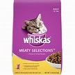 Whiskas Meaty Selections - Adult Dry Cat Food (15 lb) | On Sale | EntirelyPets Rx