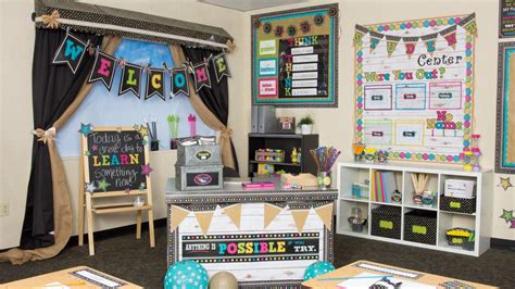 Chalkboard Brights Themed Decorations For Your Classroom Teacher
