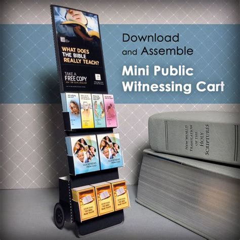 Download And Assemble Mini Public Witnessing Cart By Sketchbuch