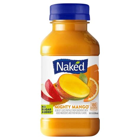 Naked Pure Fruit Mighty Mango Juice Smoothie Fl Oz Instacart