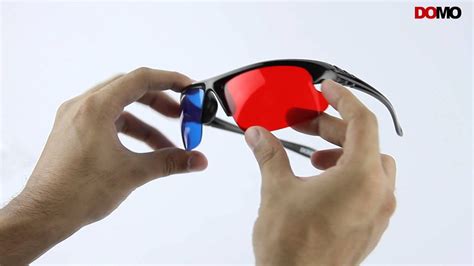 Domo Nhance Rb420p Sports Anaglyph Passive Red And Blue 3d Glasses For