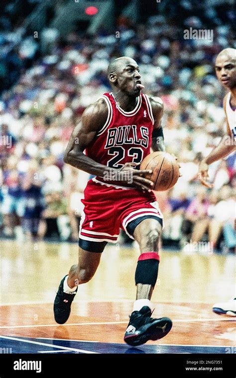 Basketball Nba Michael Jordan Chicago Bulls During The 1993 Nba Finals