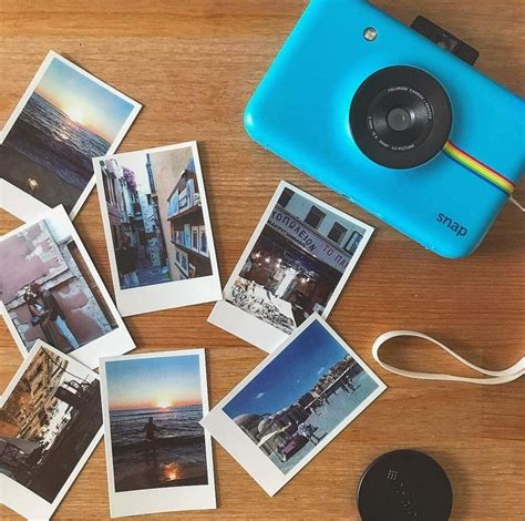 Polaroid Snap Instant Digital Camera Blue With Zink Zero Ink Printing