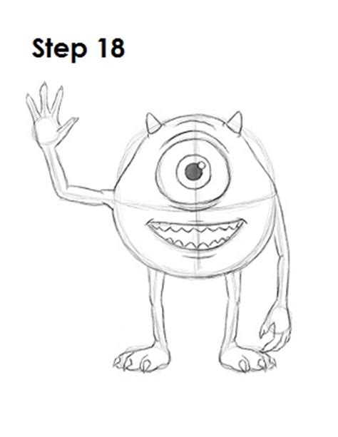 All about drawing sketch with pencil and watercolor ideas. How to Draw Mike Wazowski