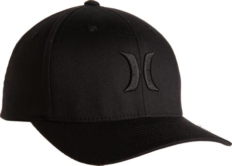 Hurley Mens One And Only Black Flexfit Hat Amazonca Clothing