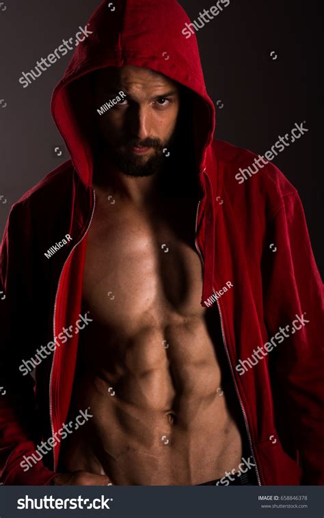 Sexy Athletic Male Model Perfect Six Stock Photo 658846378 Shutterstock