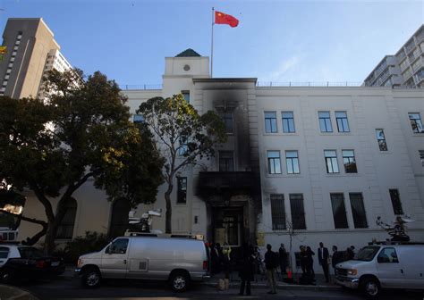Fire Is Set At The Chinese Consulate In San Francisco The New York Times