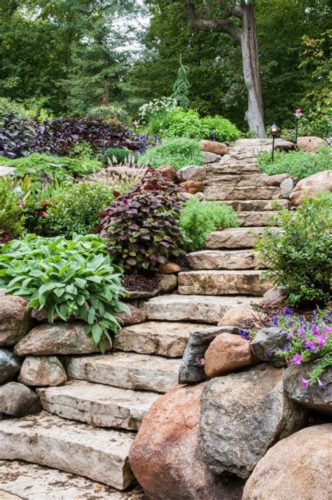 60 Outdoor Garden And Landscaping Step Ideas