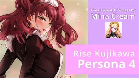 Timelapse Video Rise Kujikawa Maid Outfit Persona By Minacream