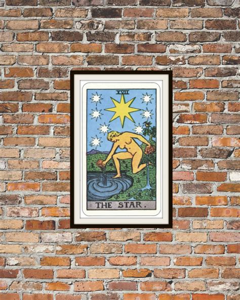 The Star Rider Waite Smith Tarot Card Deck By Wolfganglovesmabel