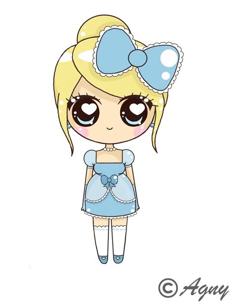 Cinderella Kawaii By Ladyagny On Deviantart Desenhos Animados