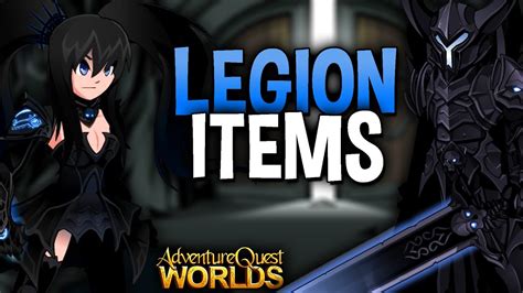New Legion Items New Band Crossover Aqw Youtube