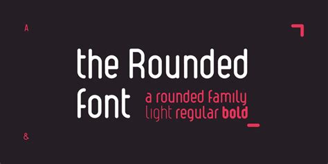 The Rounded Font Webfont And Desktop Myfonts